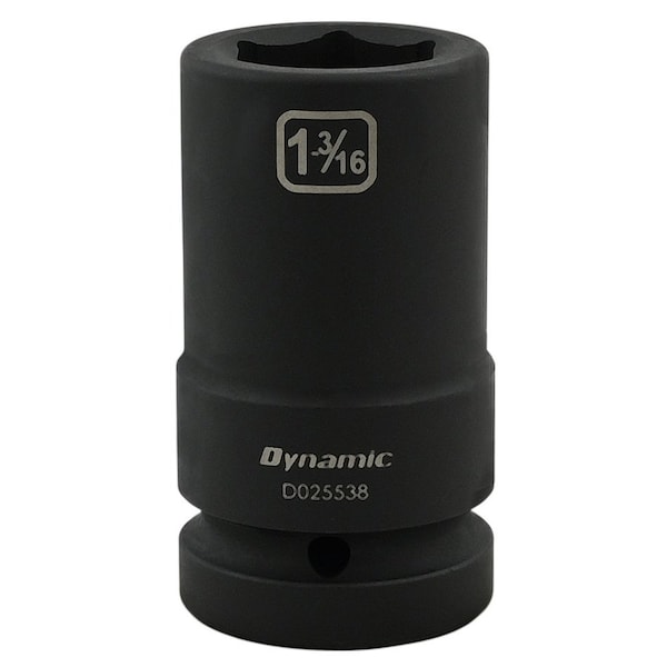 1" Drive Deep Socket, Black Phosphate, Tools 1-3/16" X 1" Drive, 6 Point Deep Length